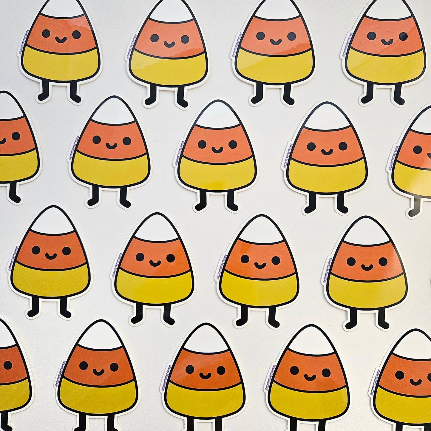 Happy Candy Corn vinyl sticker