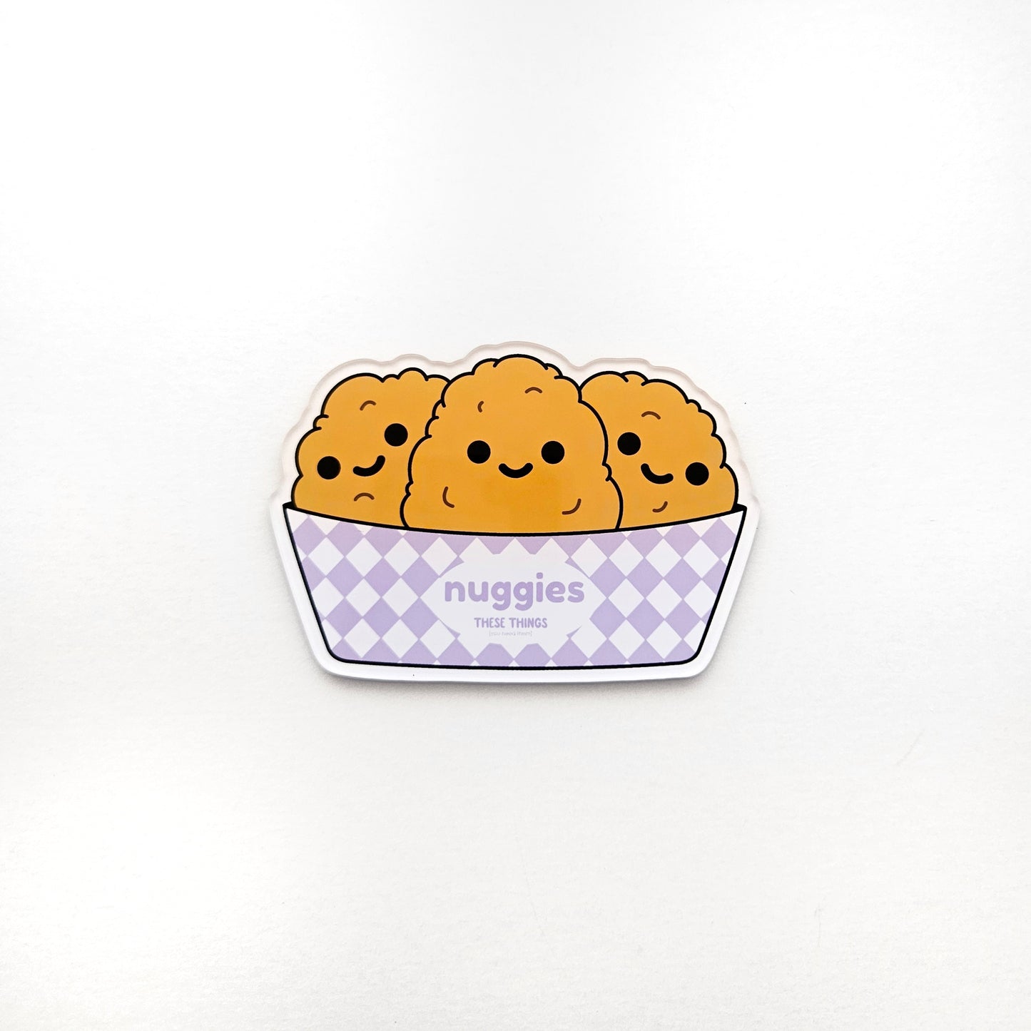 Chicken Nuggie acrylic magnet