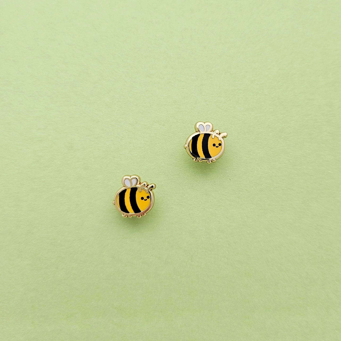 Lil Bee Enamel Stud Earrings