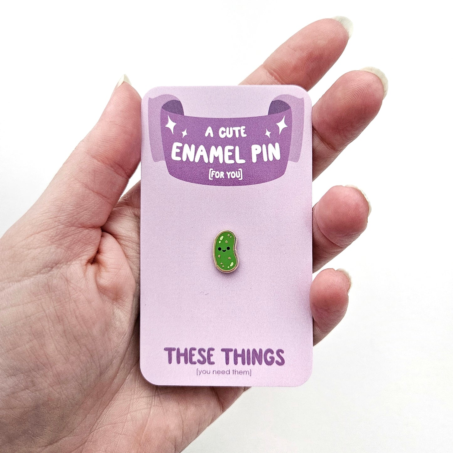 Lil Pickle enamel mini pin