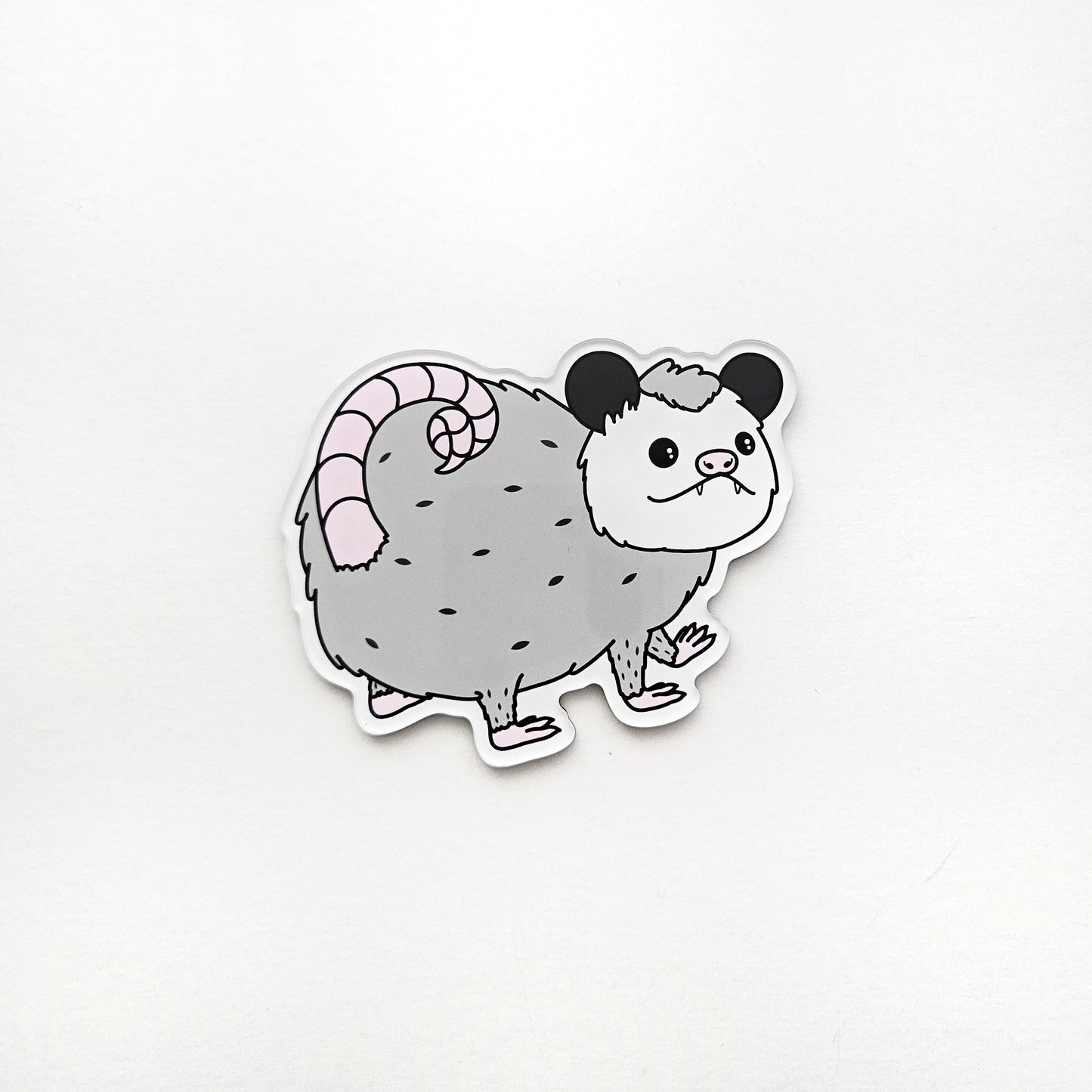 Possum acrylic magnet