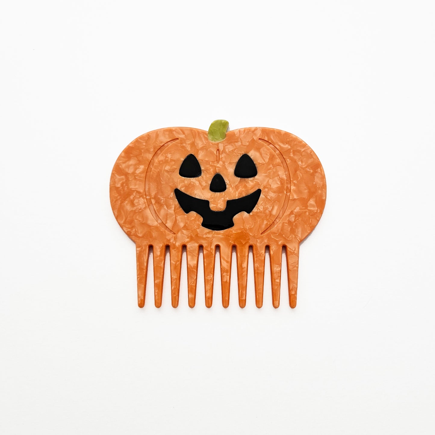 Pumpkin wide tooth comb
