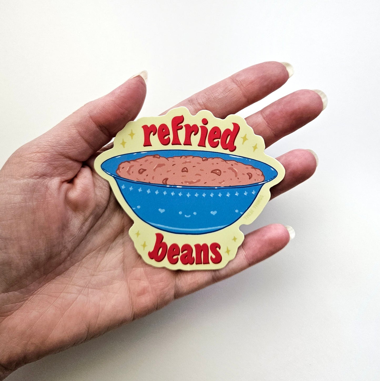 Refried Beans sticker