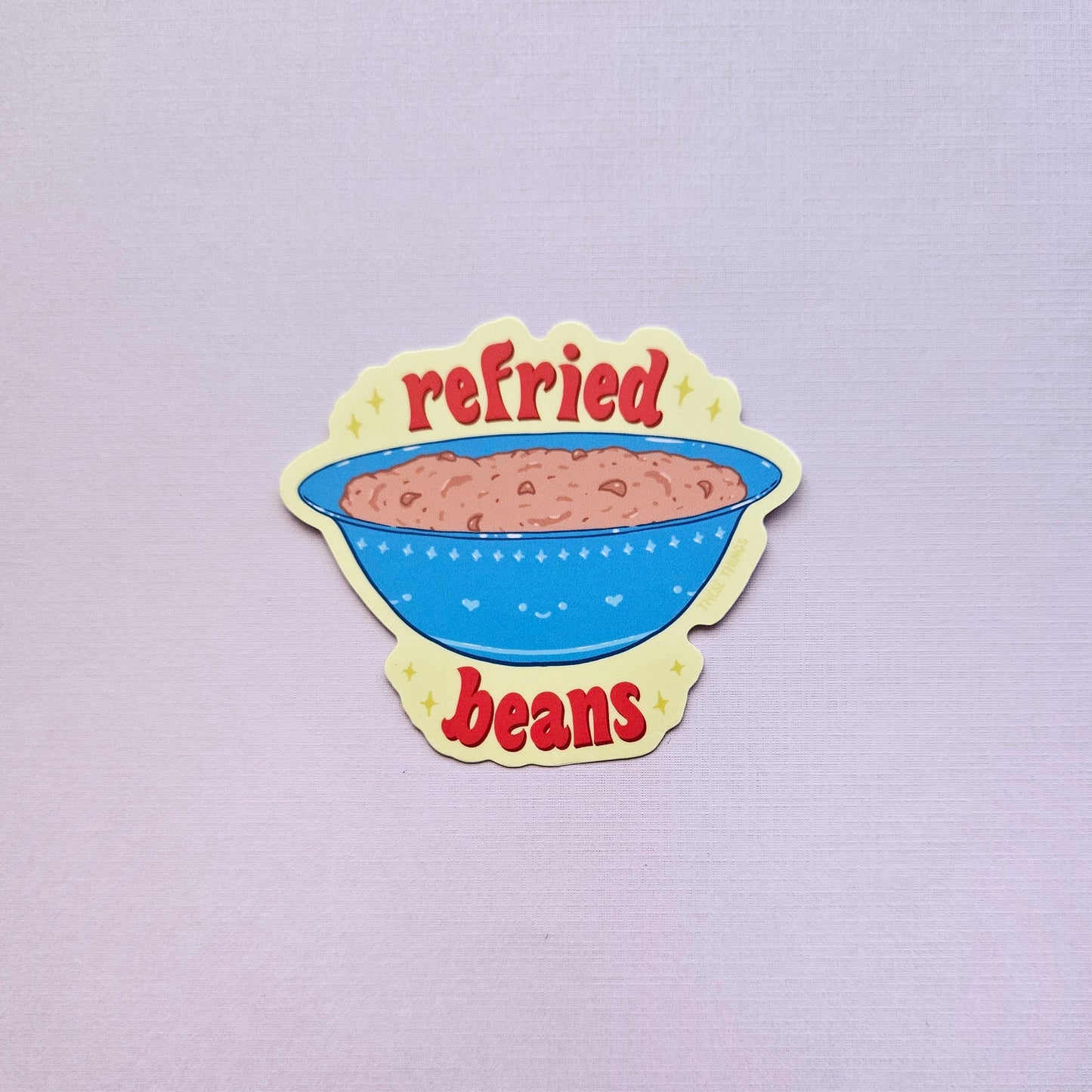 Refried Beans sticker