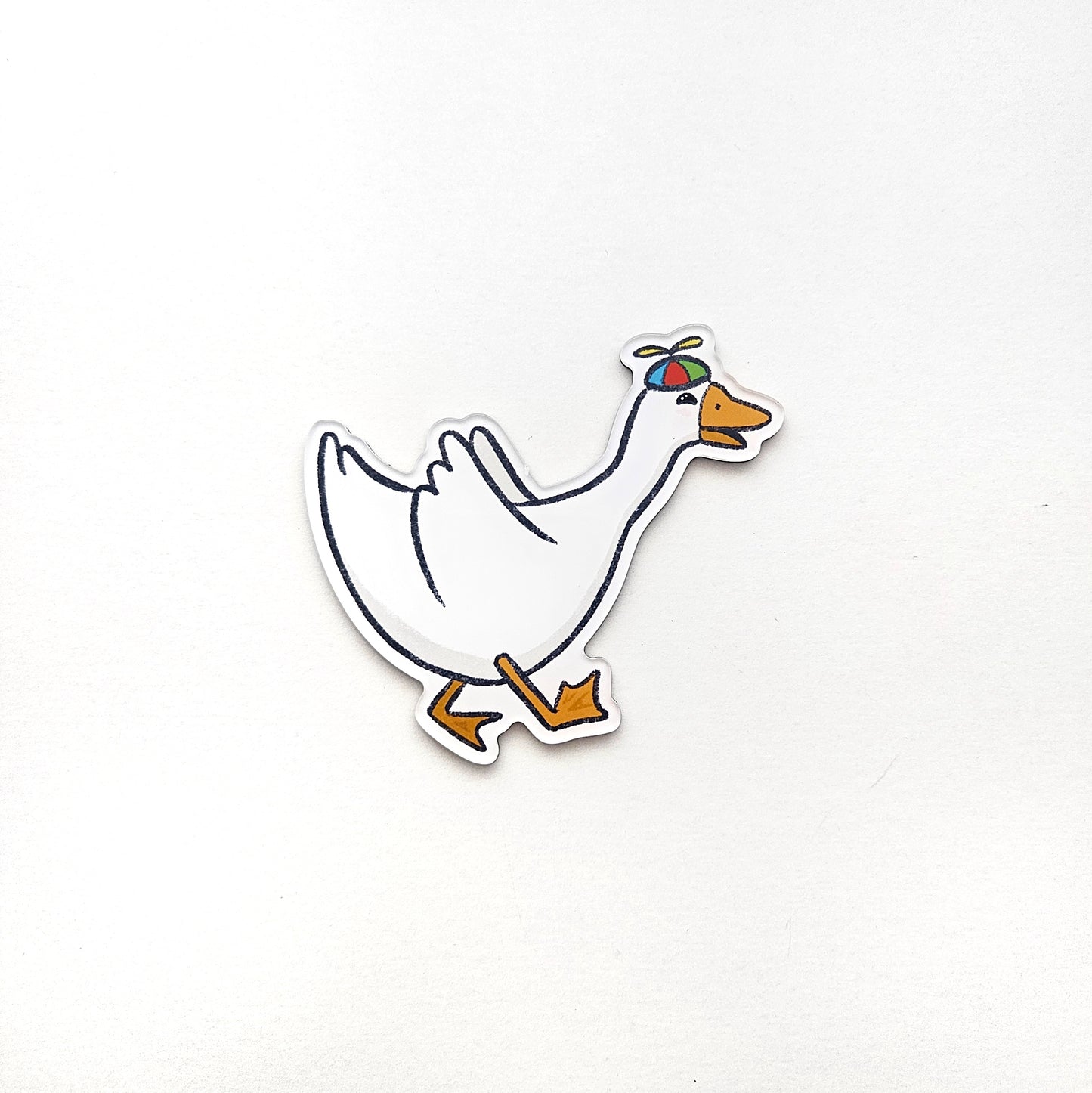 Silly Goose acrylic magnet