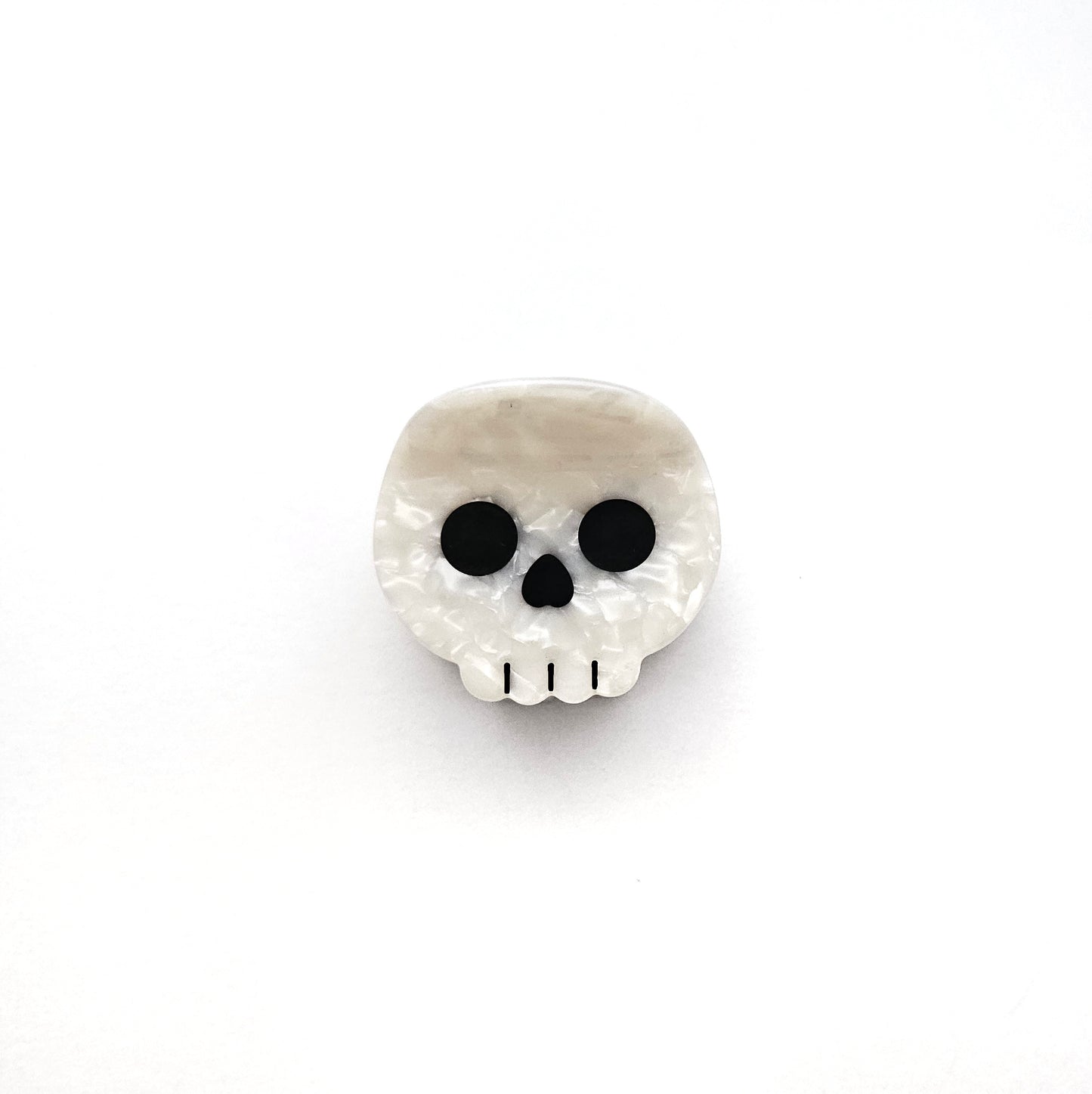 Skull hair clip