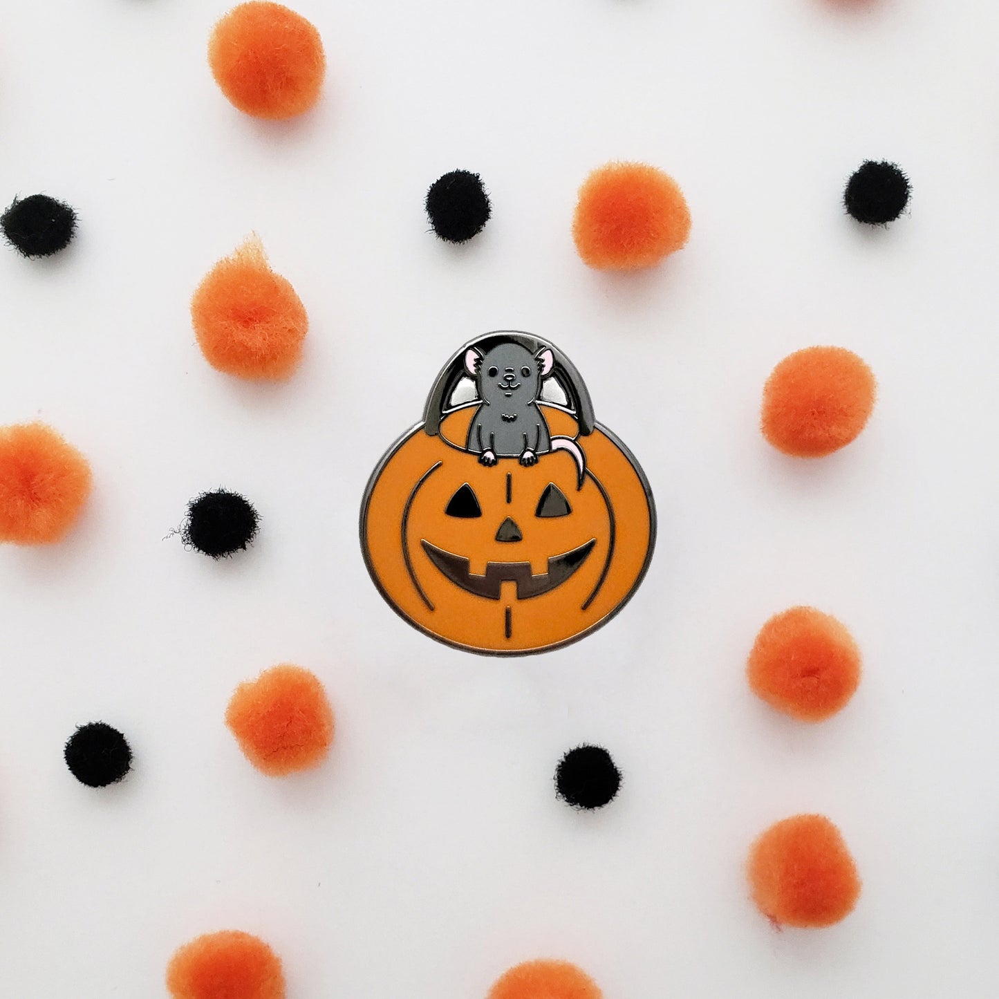 Trick-or-Treat Mouse enamel pin