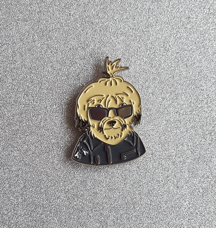 Cool Cheeky enamel pin // Bad Dog Biter Gang