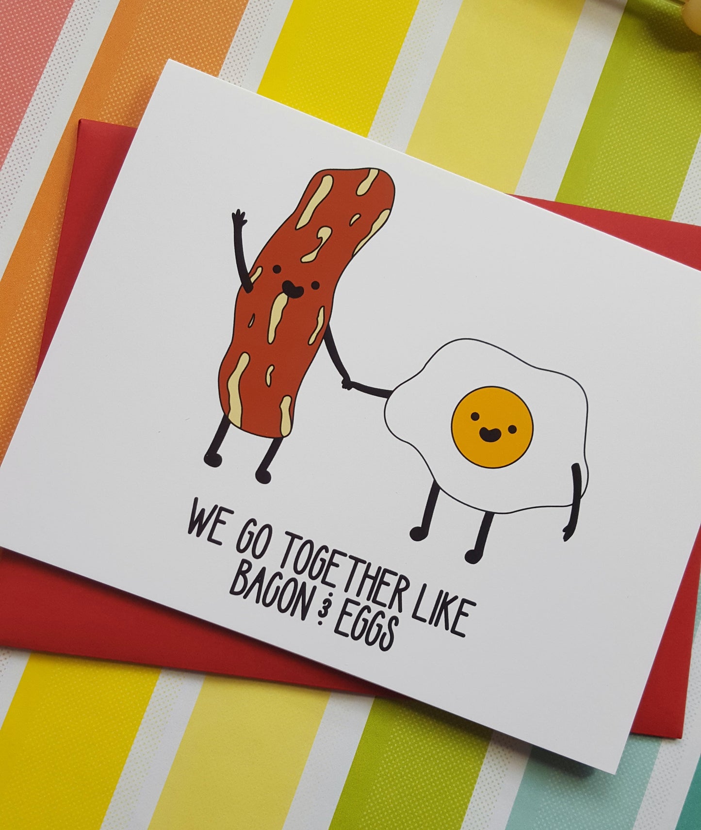 Bacon & Eggs greeting card
