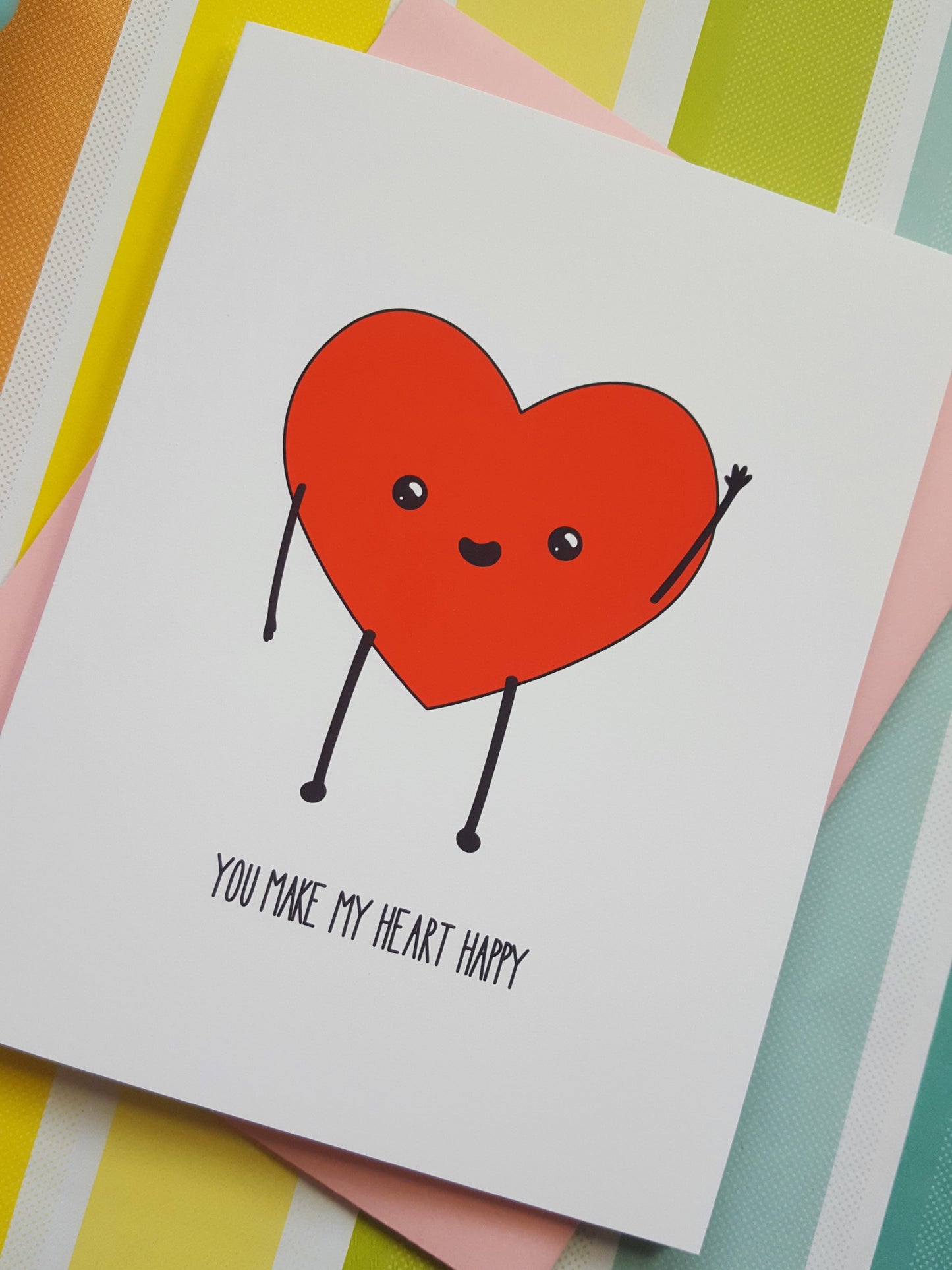 Happy Heart greeting card