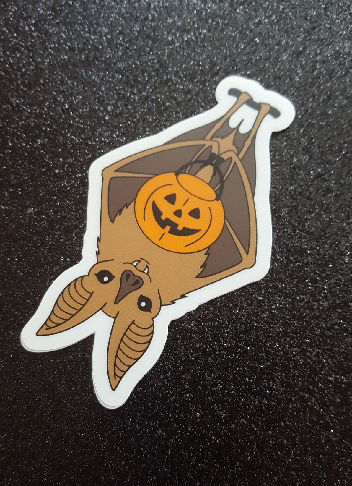 Trick-or-Treat Bat vinyl sticker