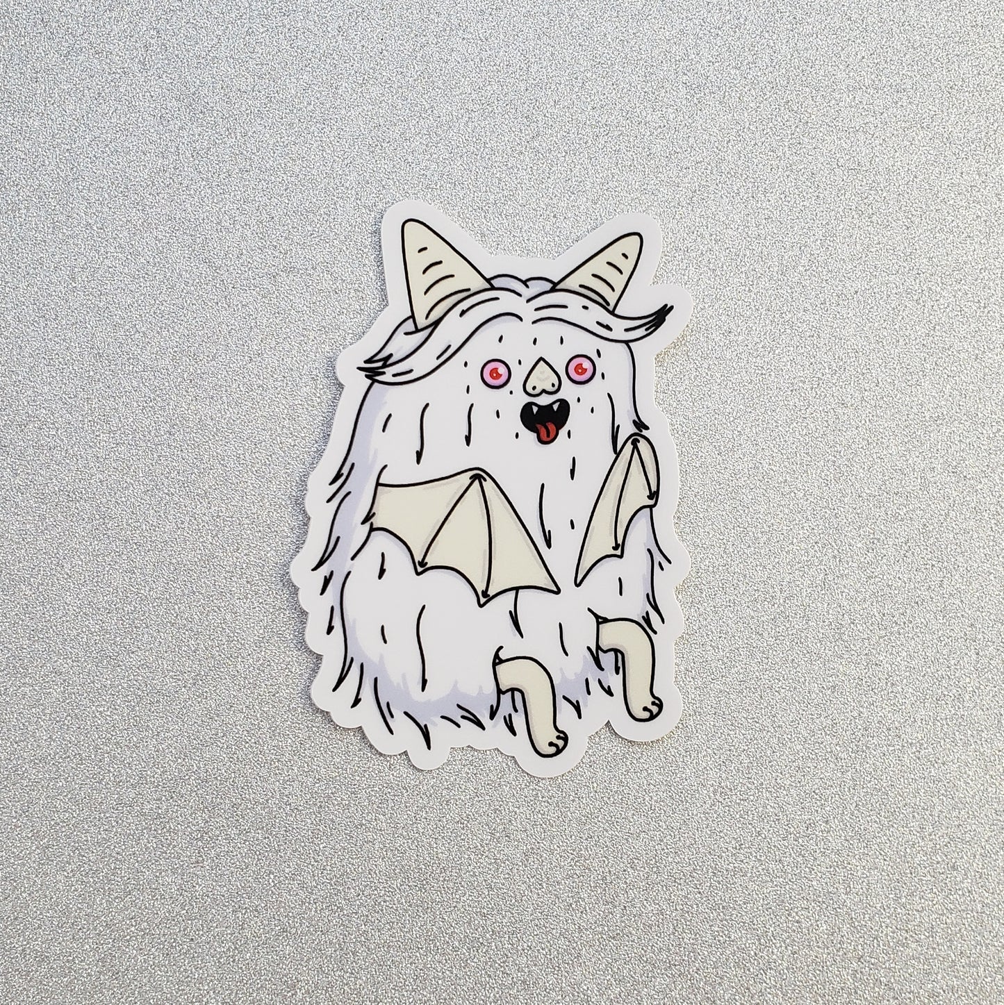 Fat Bat vinyl sticker