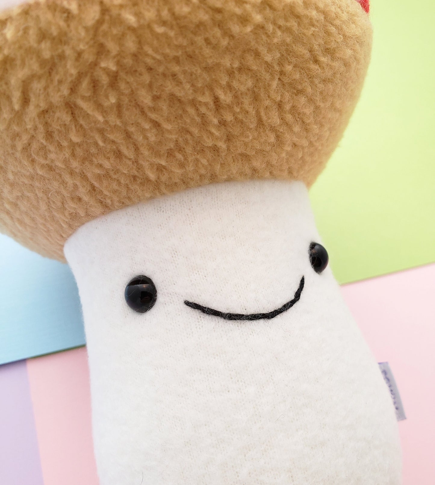Happy Mushroom plushie
