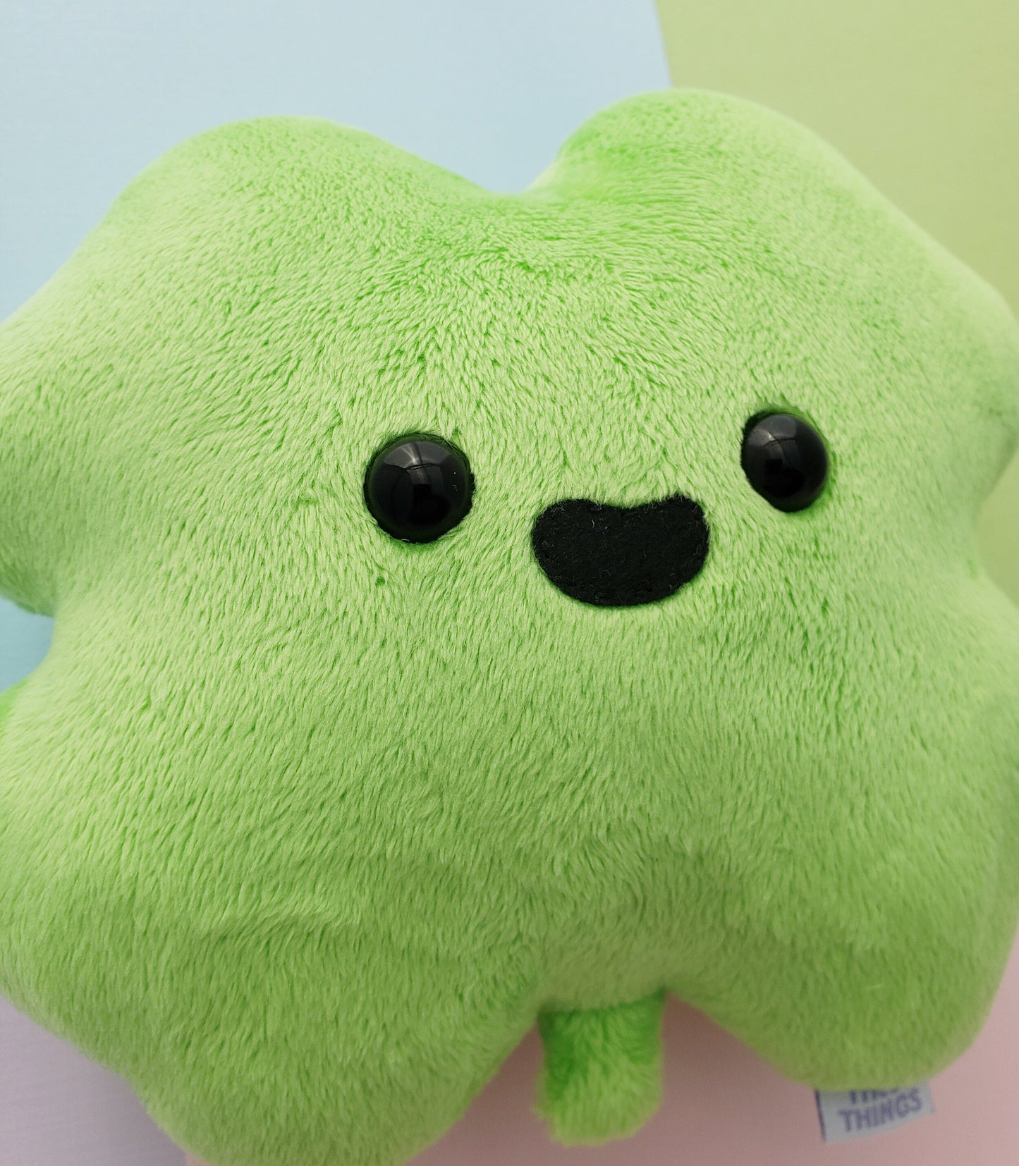 Happy Four Leaf Clover plushie