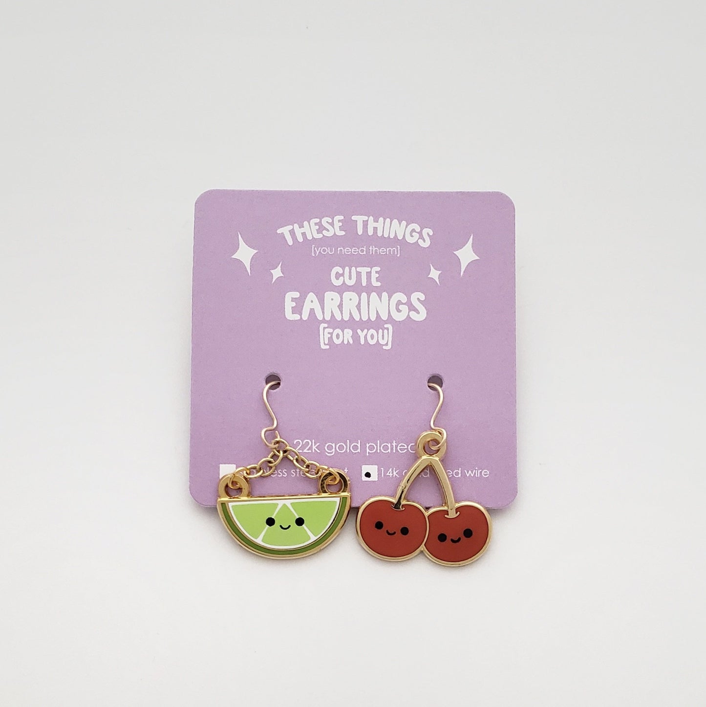 Cherry Lime earrings