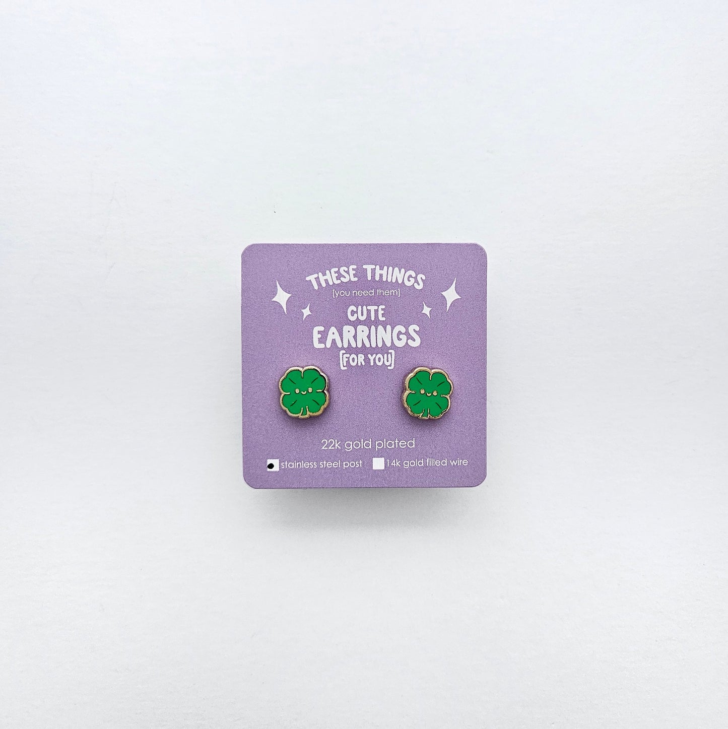 Happy Clover earrings