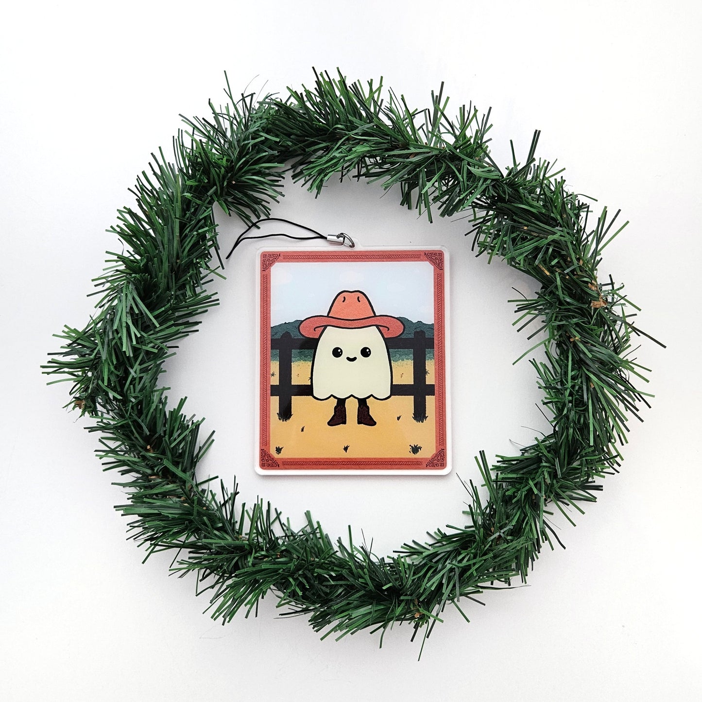 Cowboy Ghostie ornament