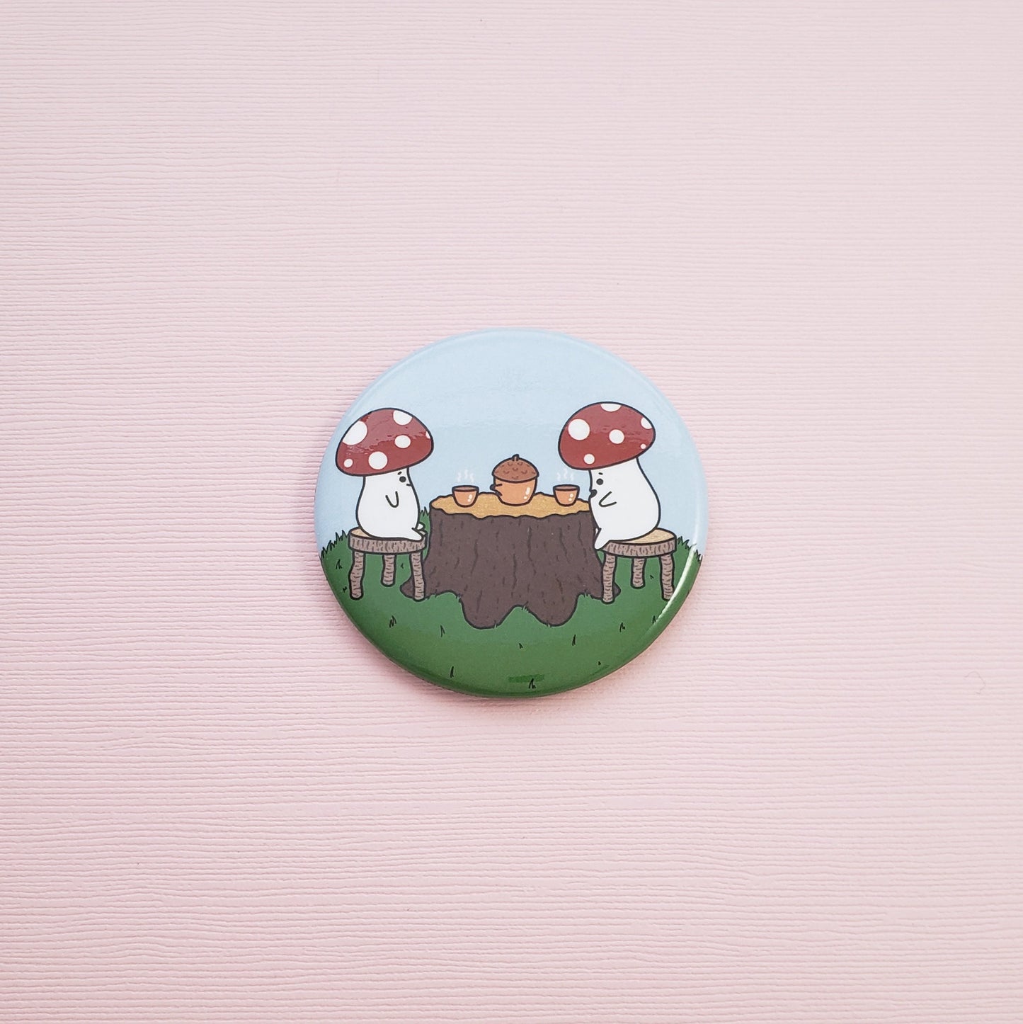 Mushroom Tea Party magnet