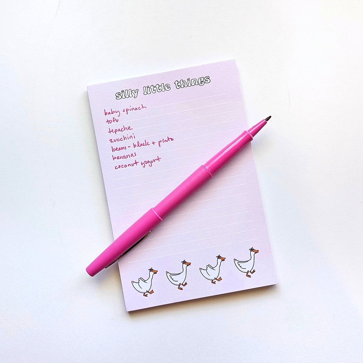 Silly Goose 6x4 notepad