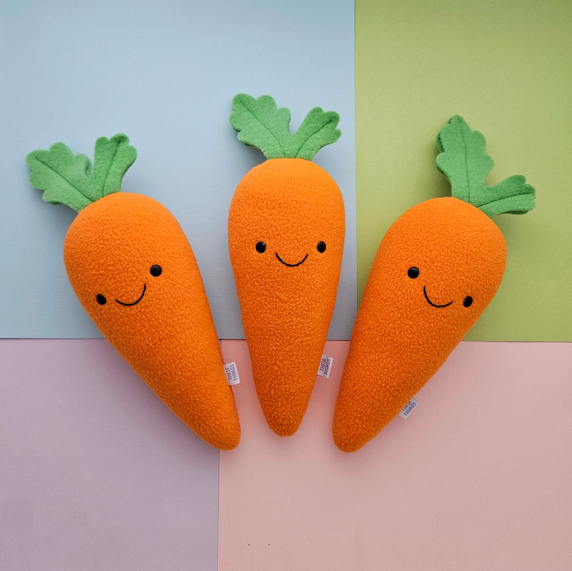 Happy Carrot plushie – These Things
