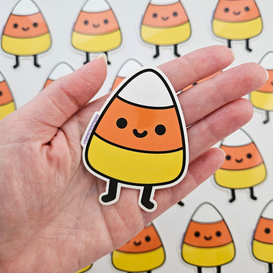 Happy Candy Corn vinyl sticker