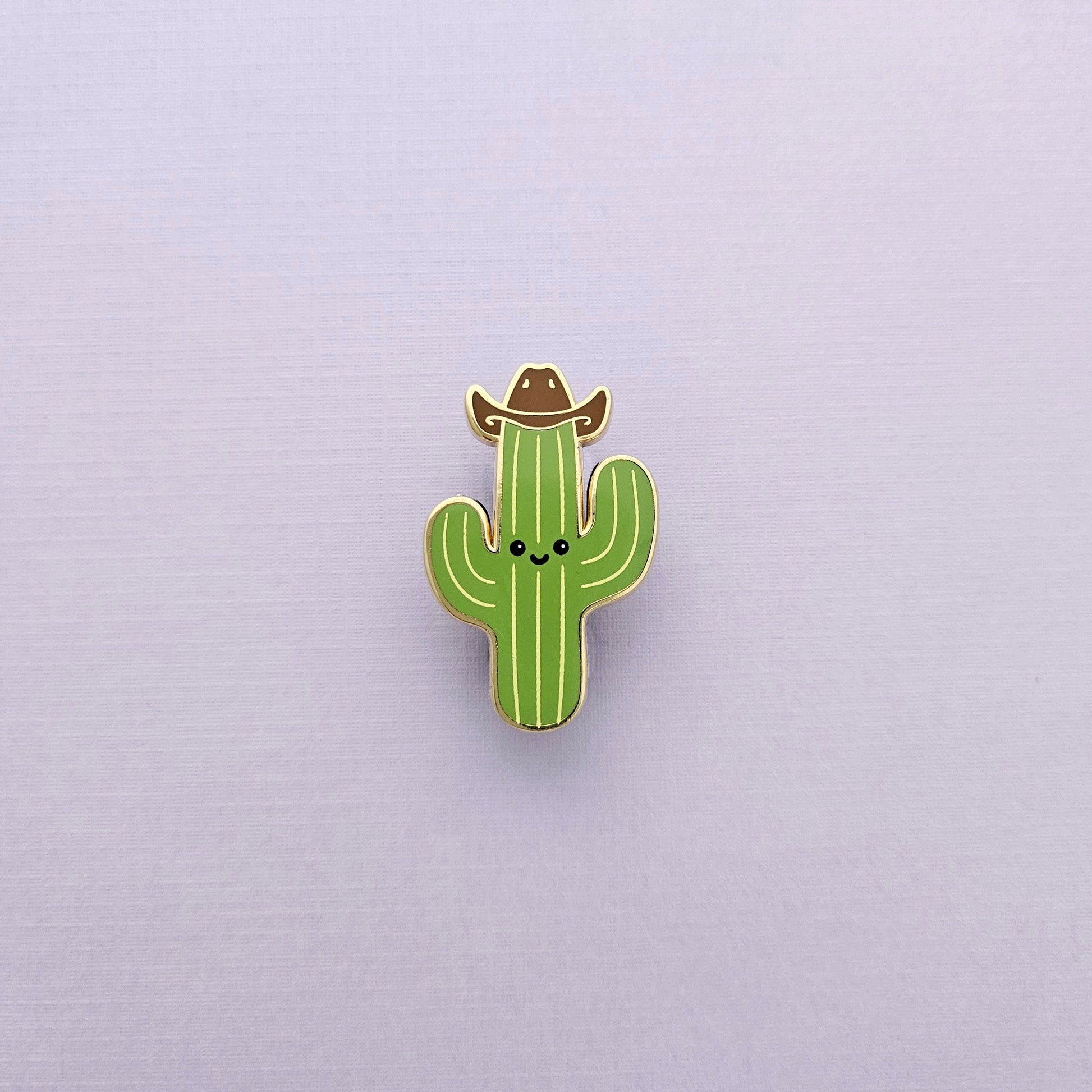 cactus pin Cowboy Cactus enamel pin – These Things