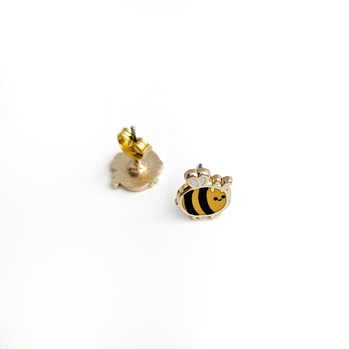 Lil Bee Enamel Stud Earrings