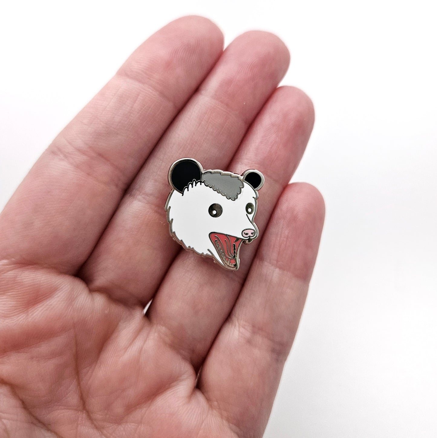Hissing Possum Enamel Pin