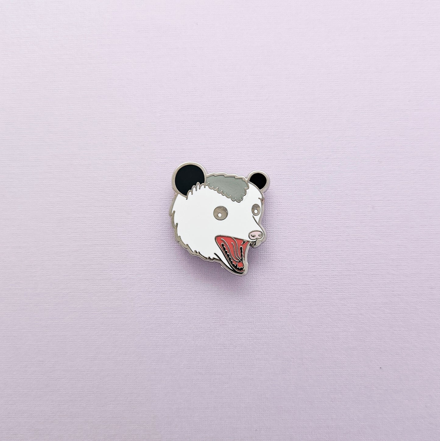Hissing Possum Enamel Pin
