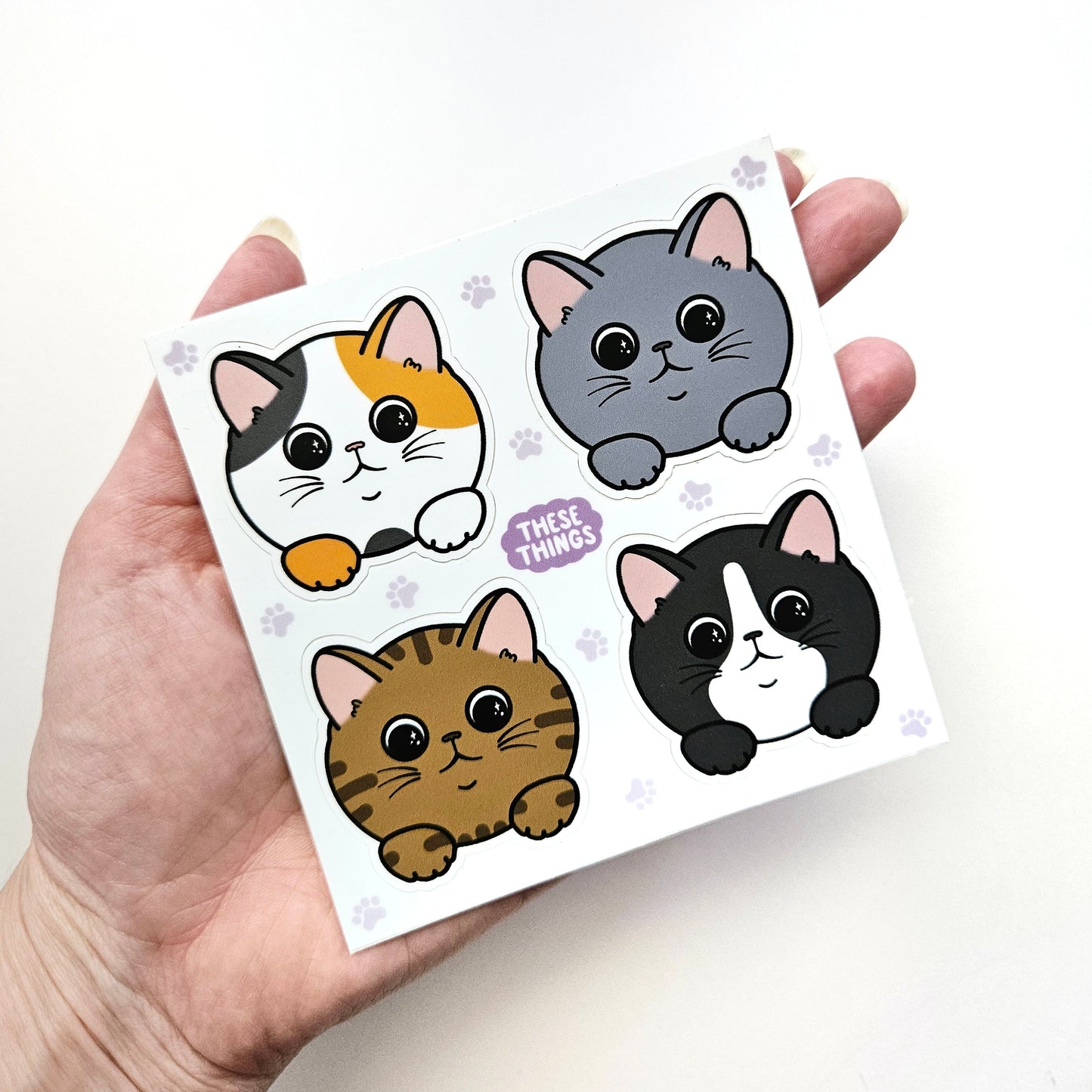 Cute Kitties sticker sheet