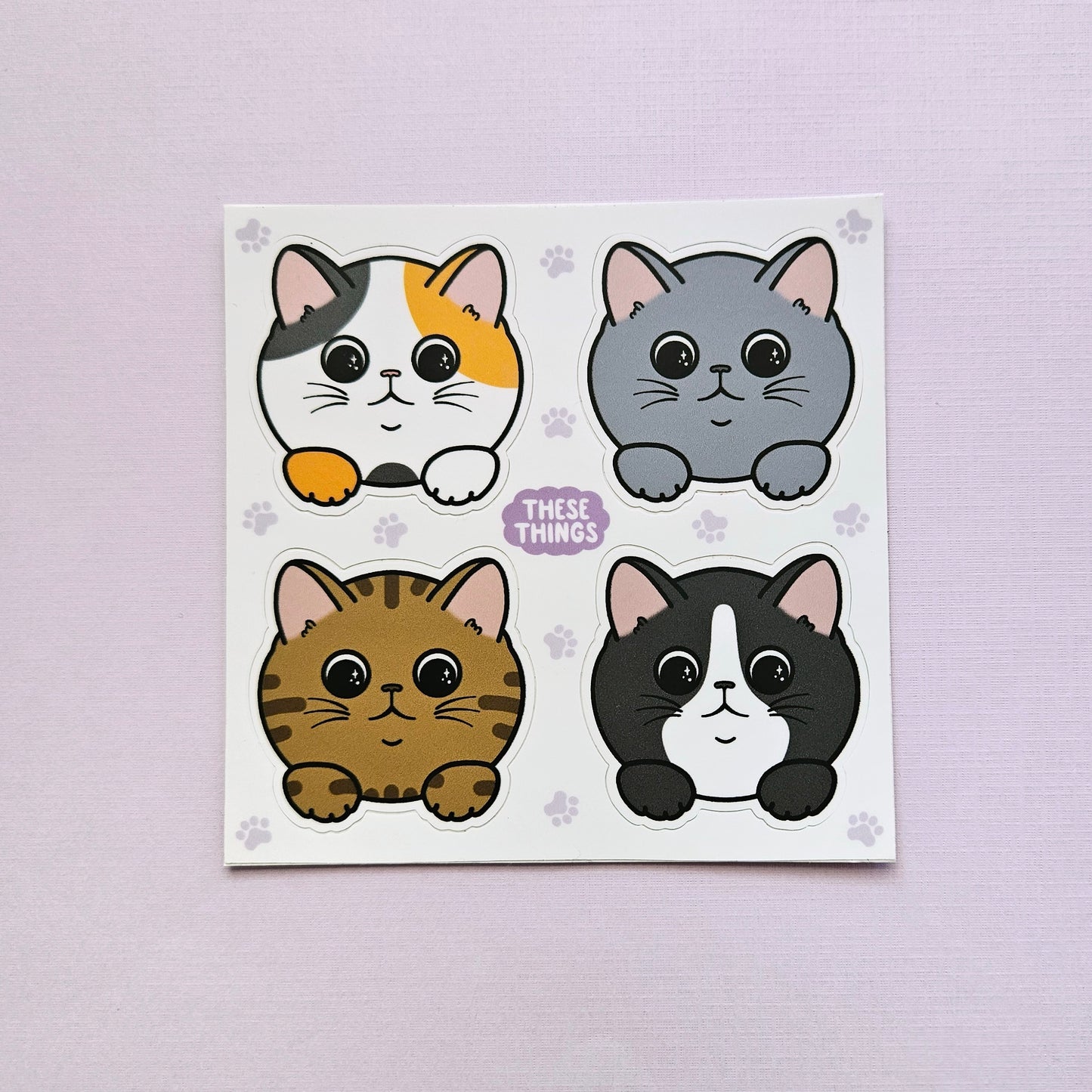 Cute Kitties sticker sheet