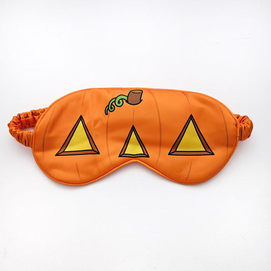 Jack-o-Lantern eye sleep mask