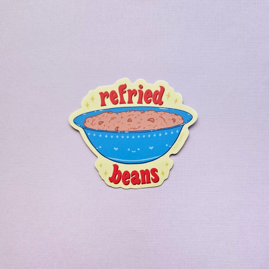Refried Beans sticker