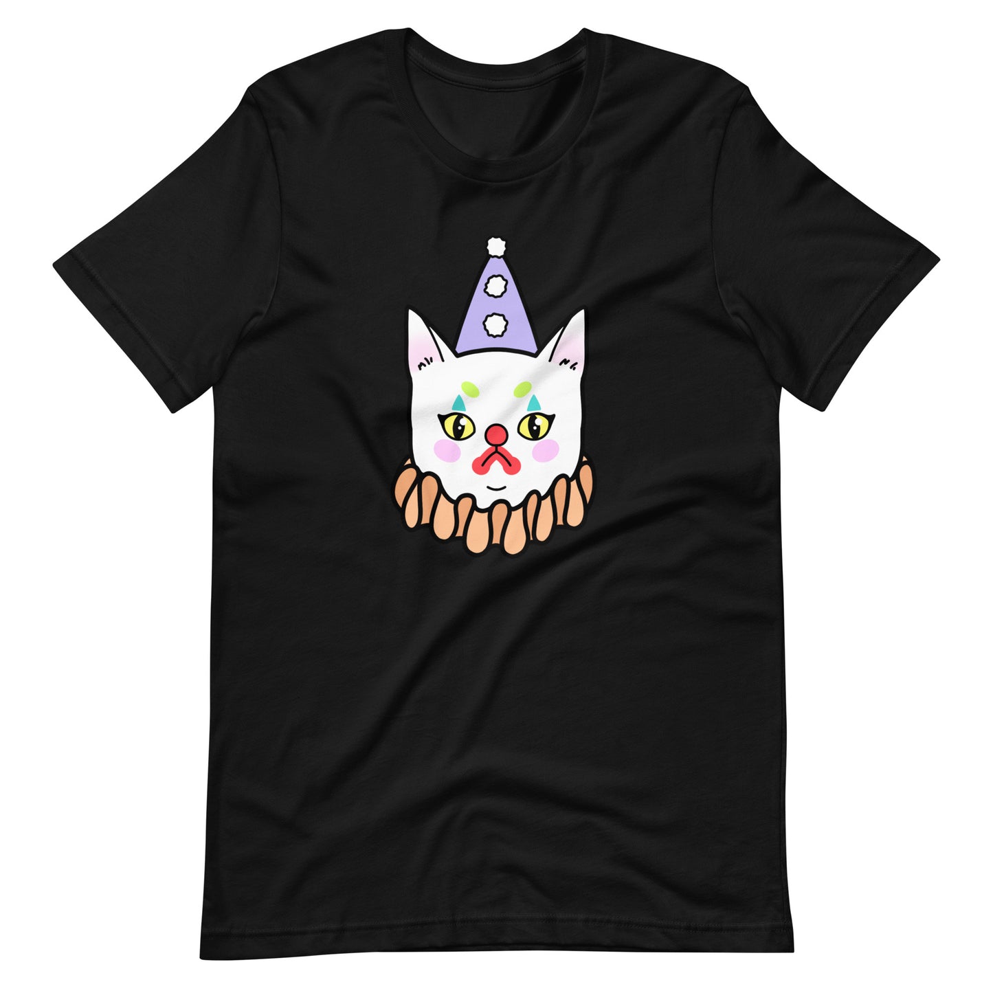 Clown Kitty Unisex t-shirt