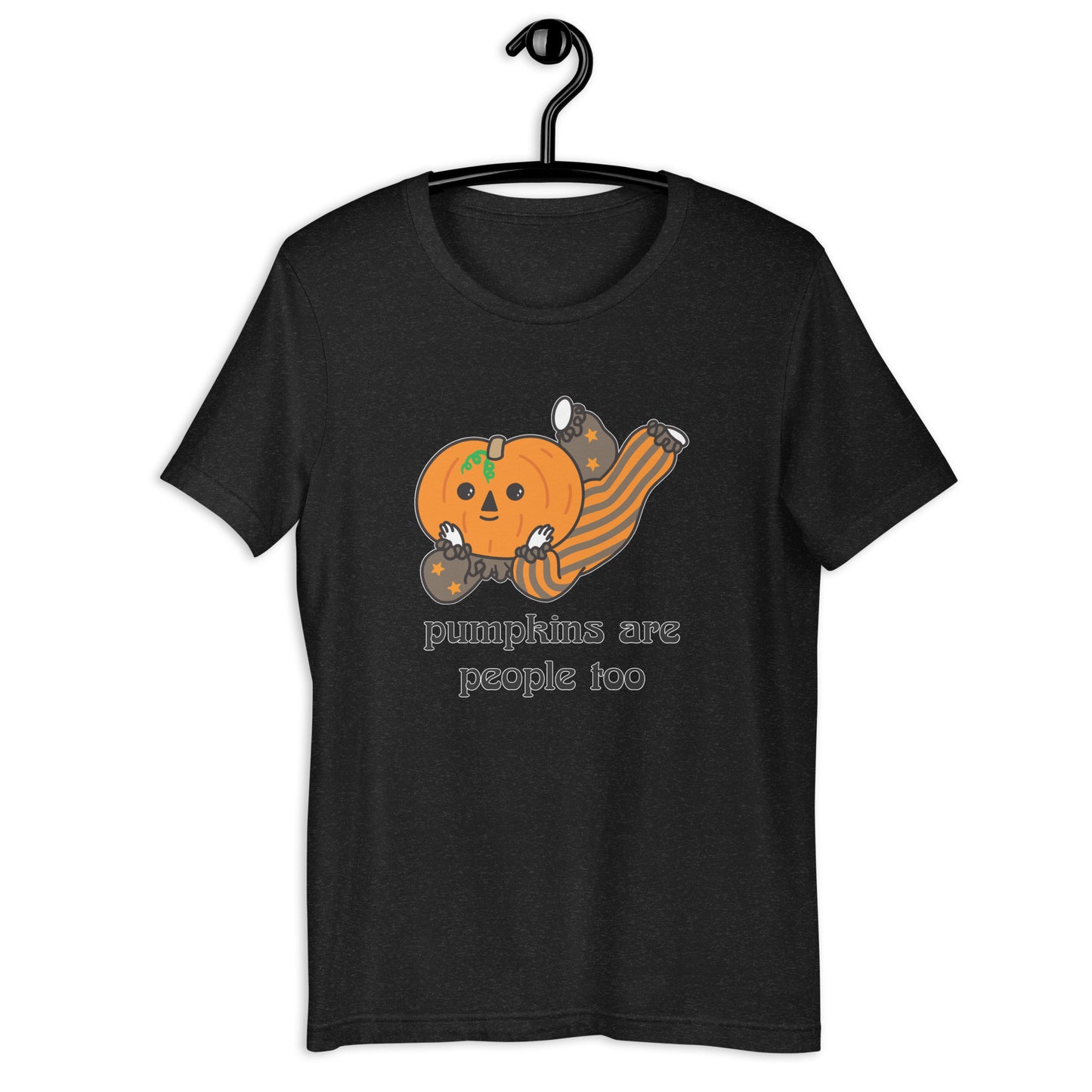 Pumpkins are people too Unisex t-shirt