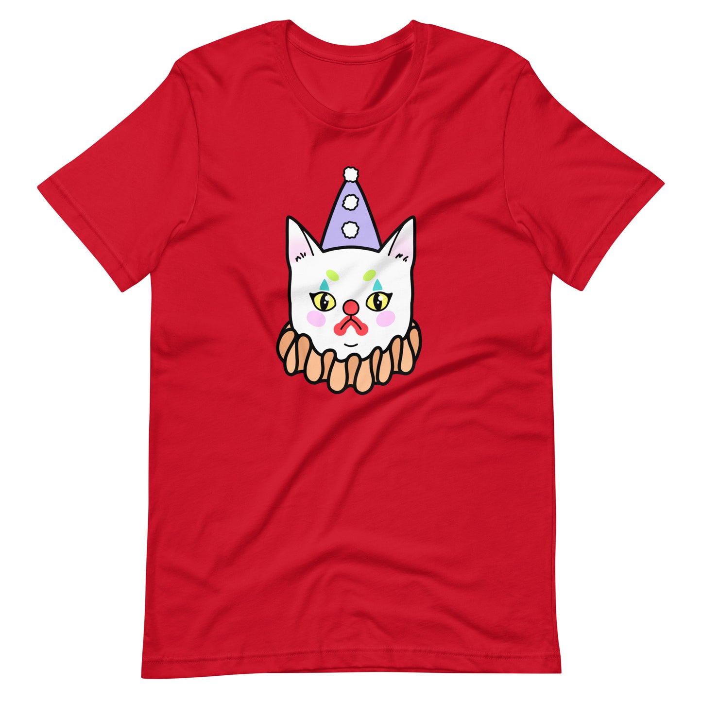 Clown Kitty Unisex t-shirt