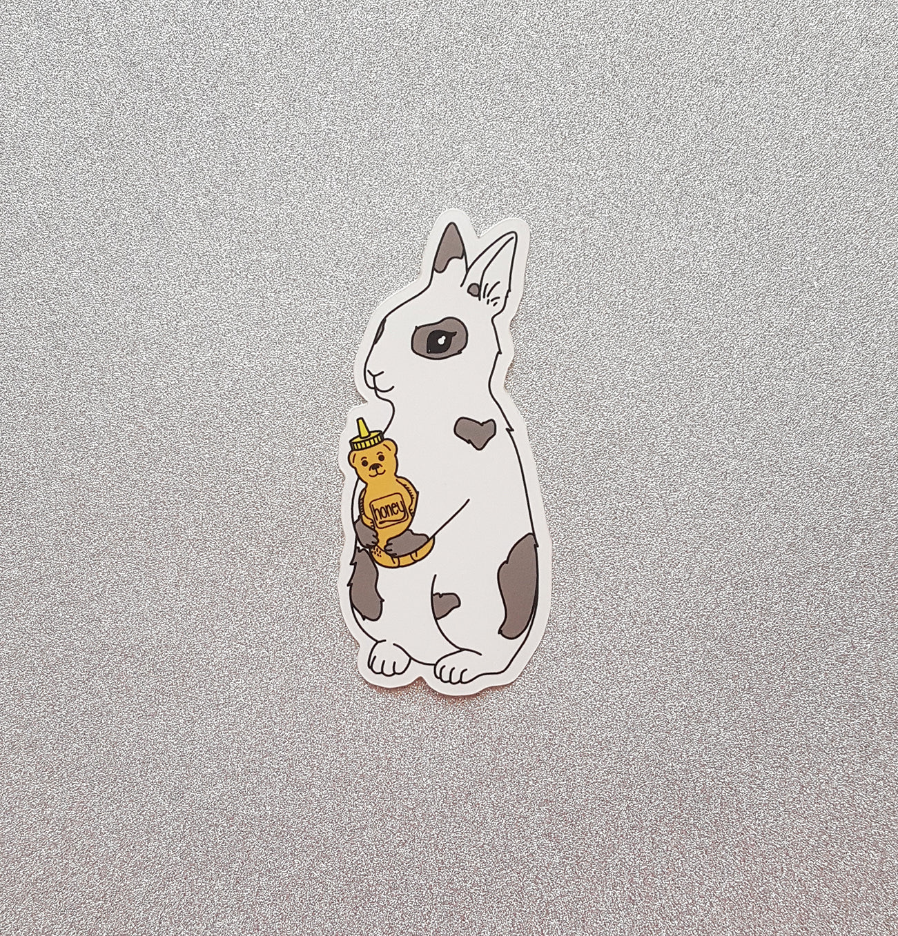 Honey Bunny vinyl sticker