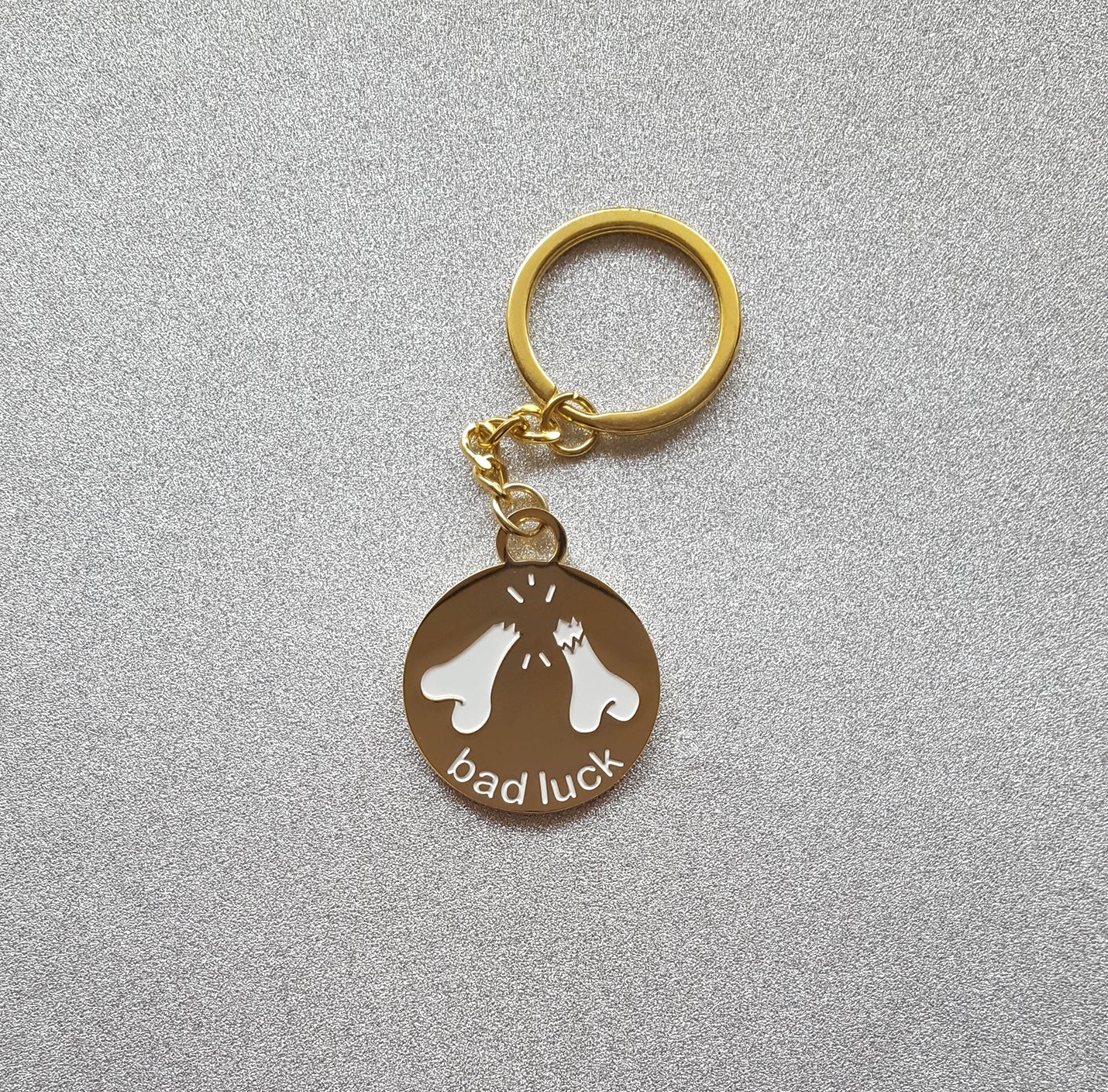 Bad Luck keychain