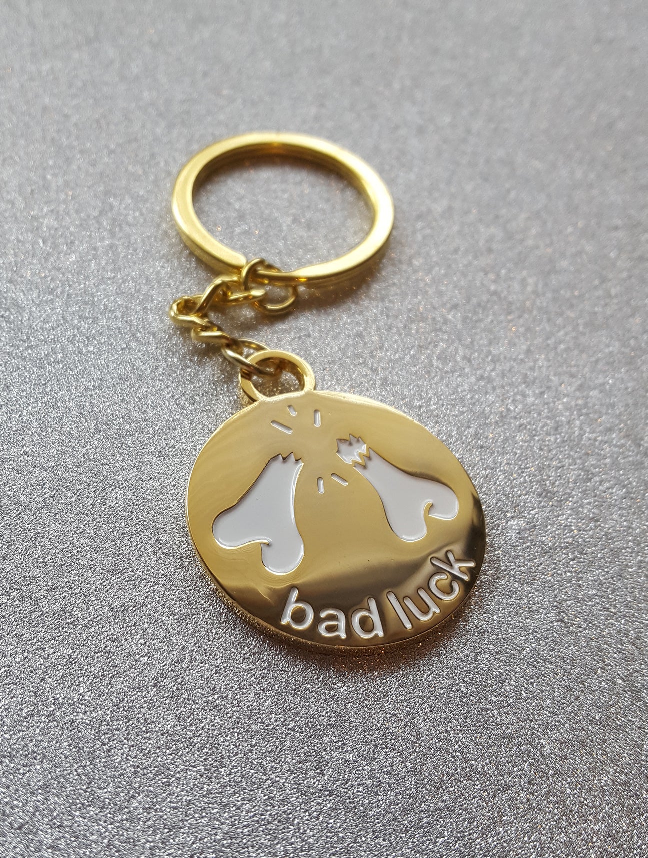 Bad Luck keychain
