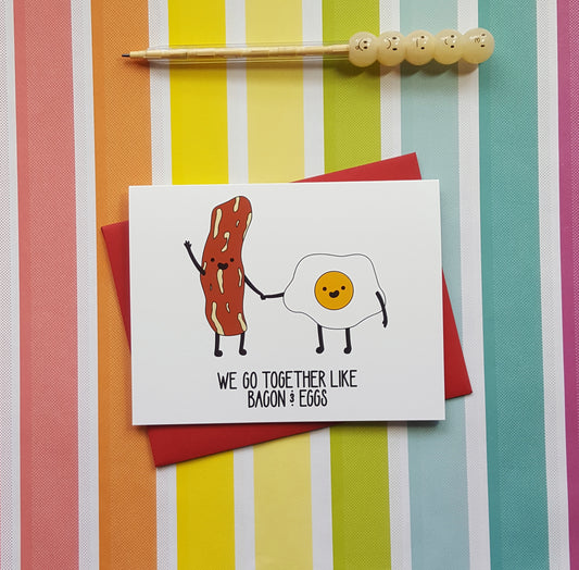 Bacon & Eggs greeting card