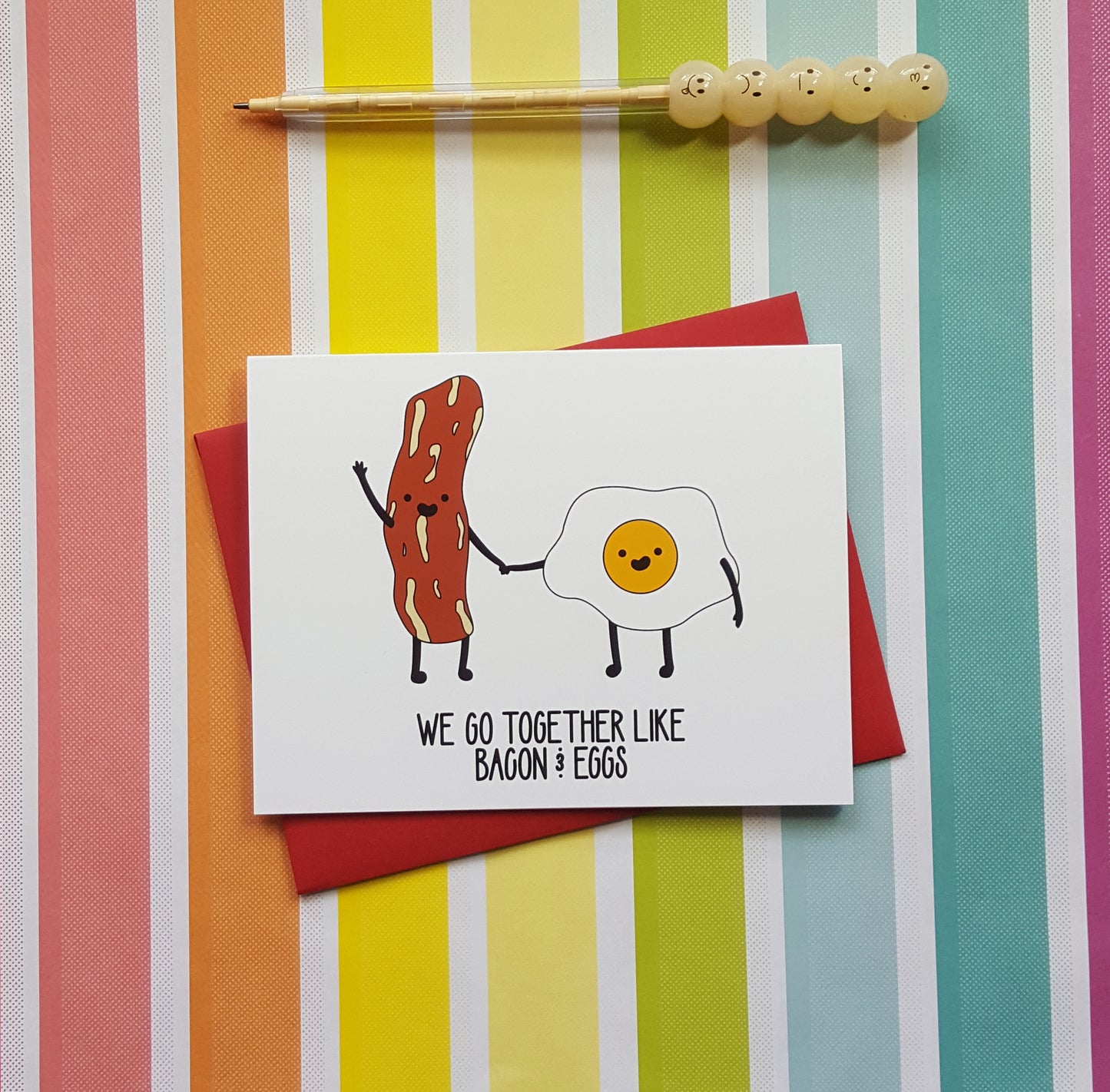 Bacon & Eggs greeting card
