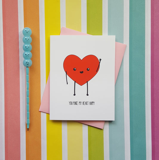 Happy Heart greeting card