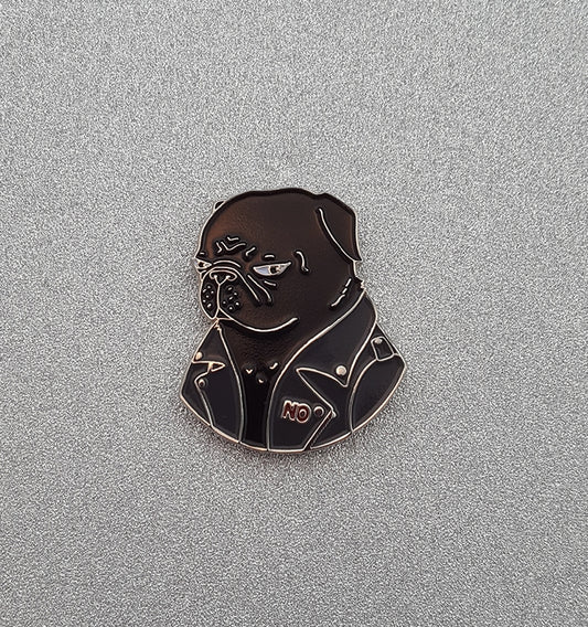 Mean Puggin' enamel pin // Bad Dog Biter Gang