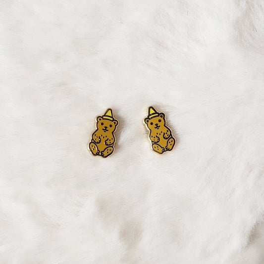 Honey Bear earrings