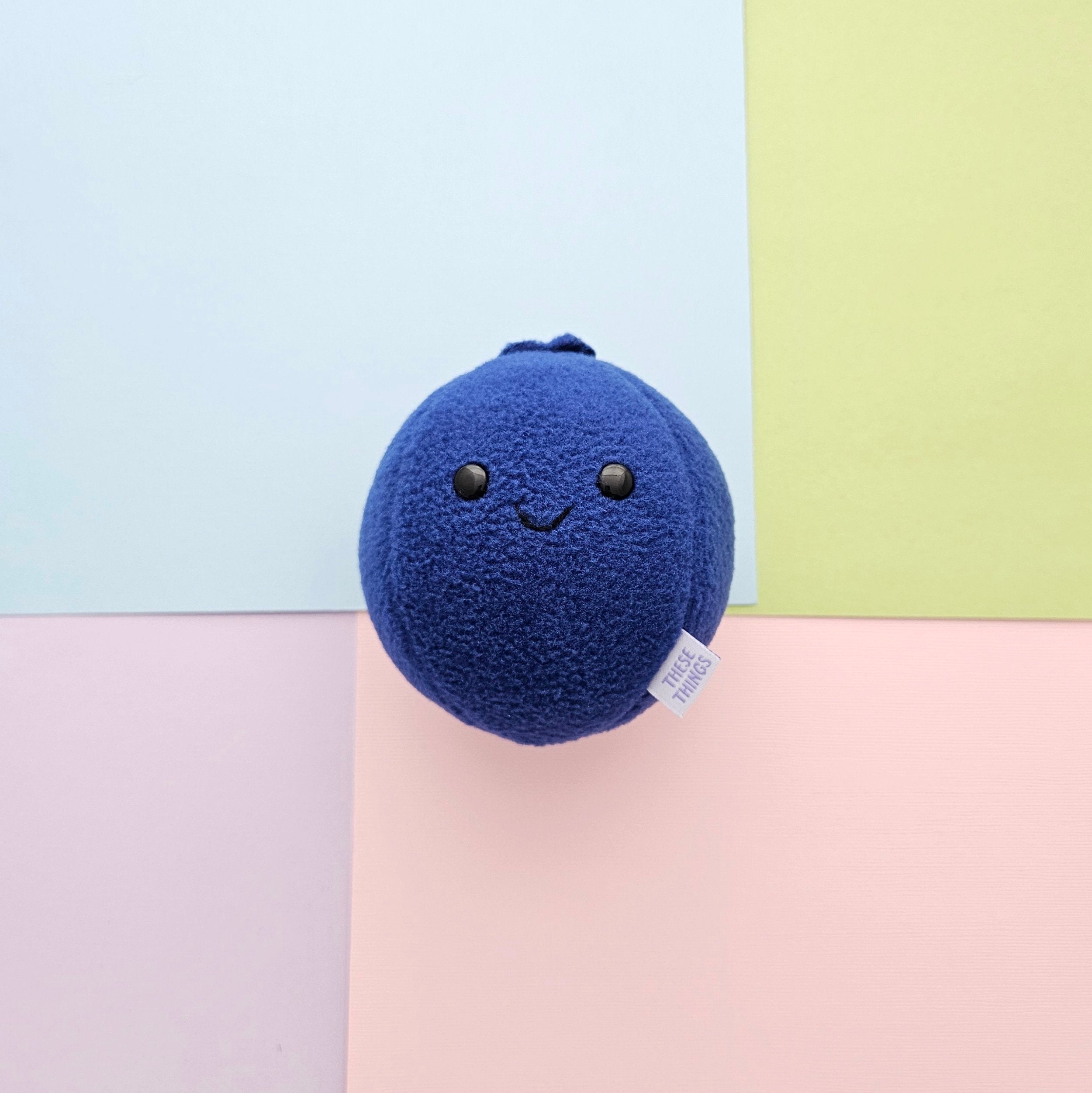 Happy Blueberry Plushie These Things