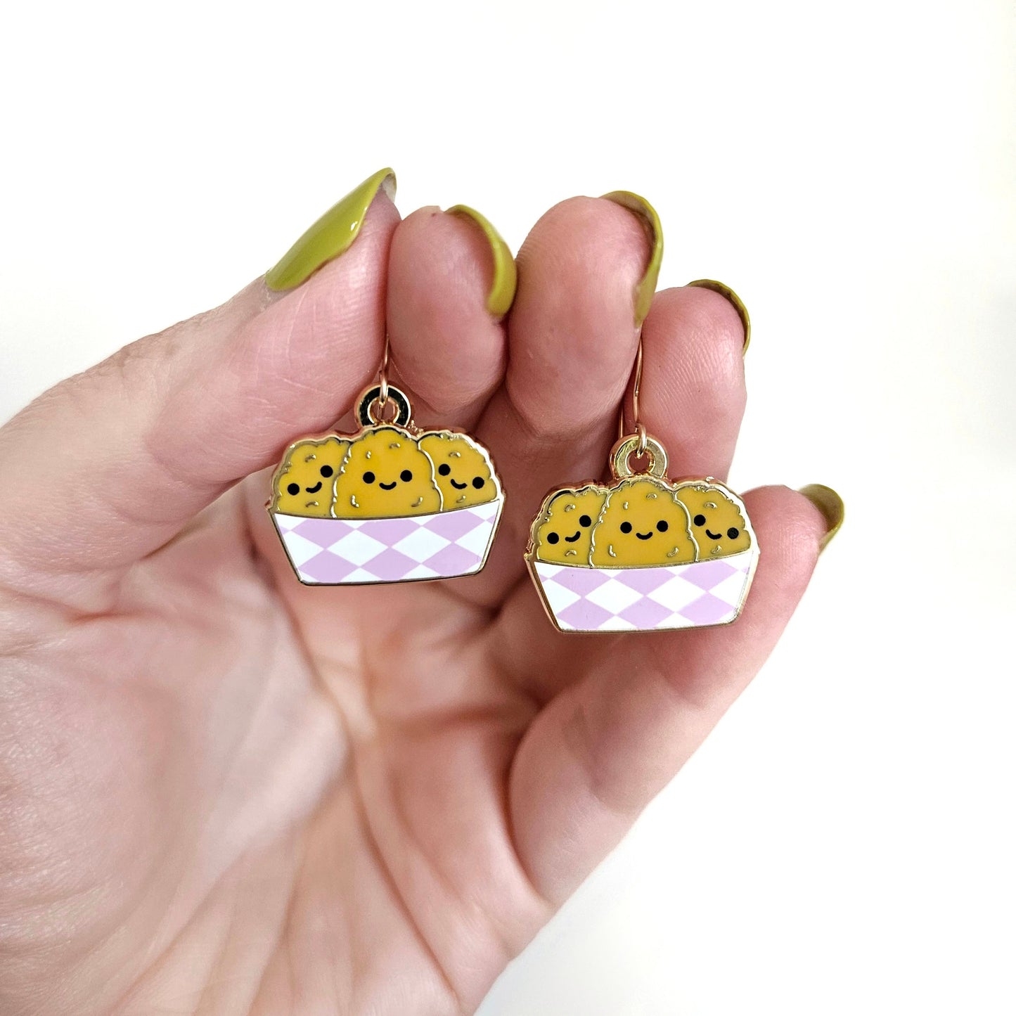 Chicken Nuggie dangle earrings