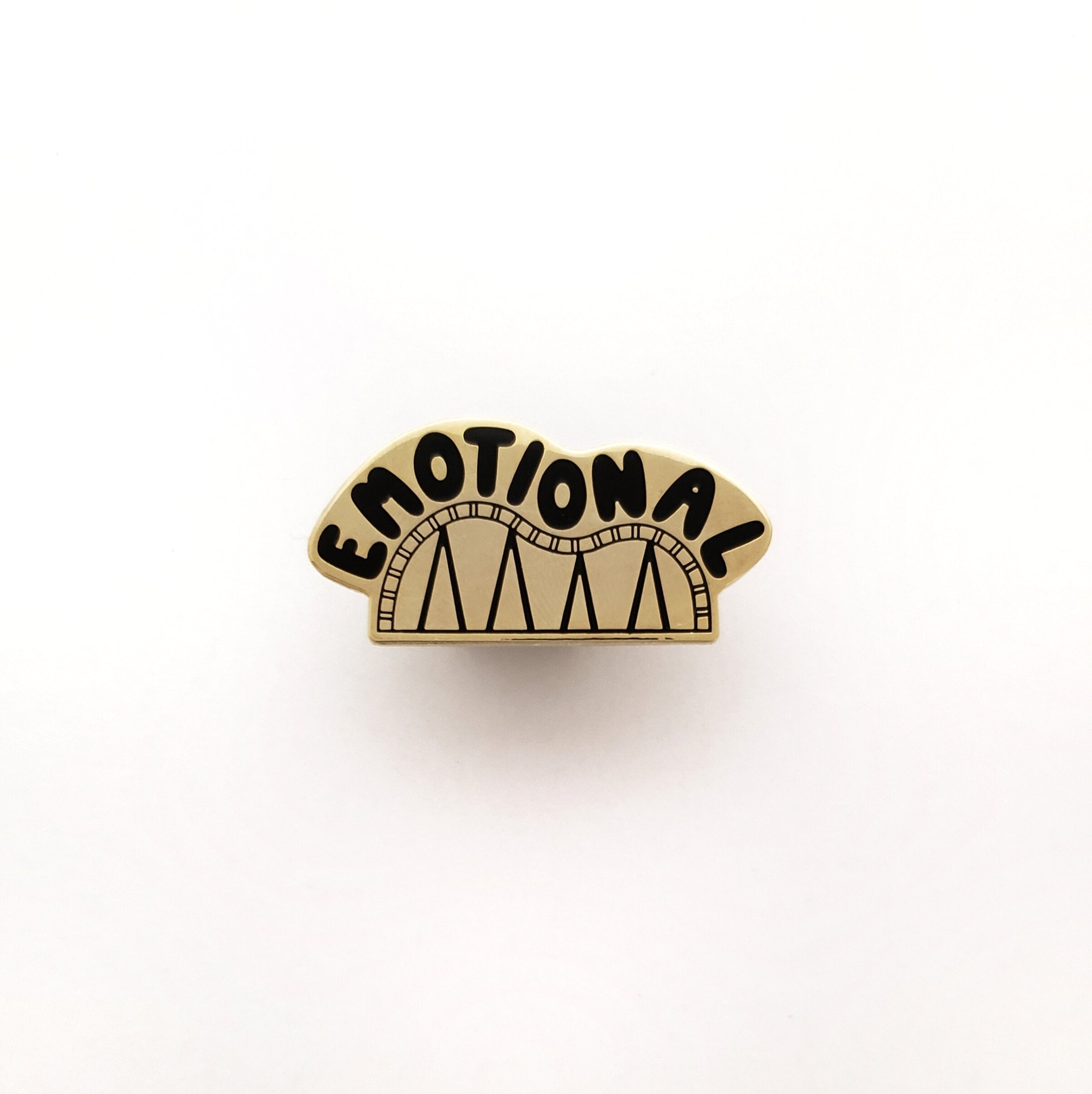 Roller Coaster Ride Pin Emotional Roller Coaster enamel pin – These Things