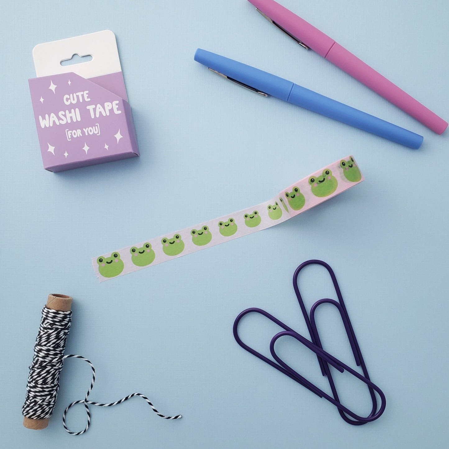 Froggy washi tape