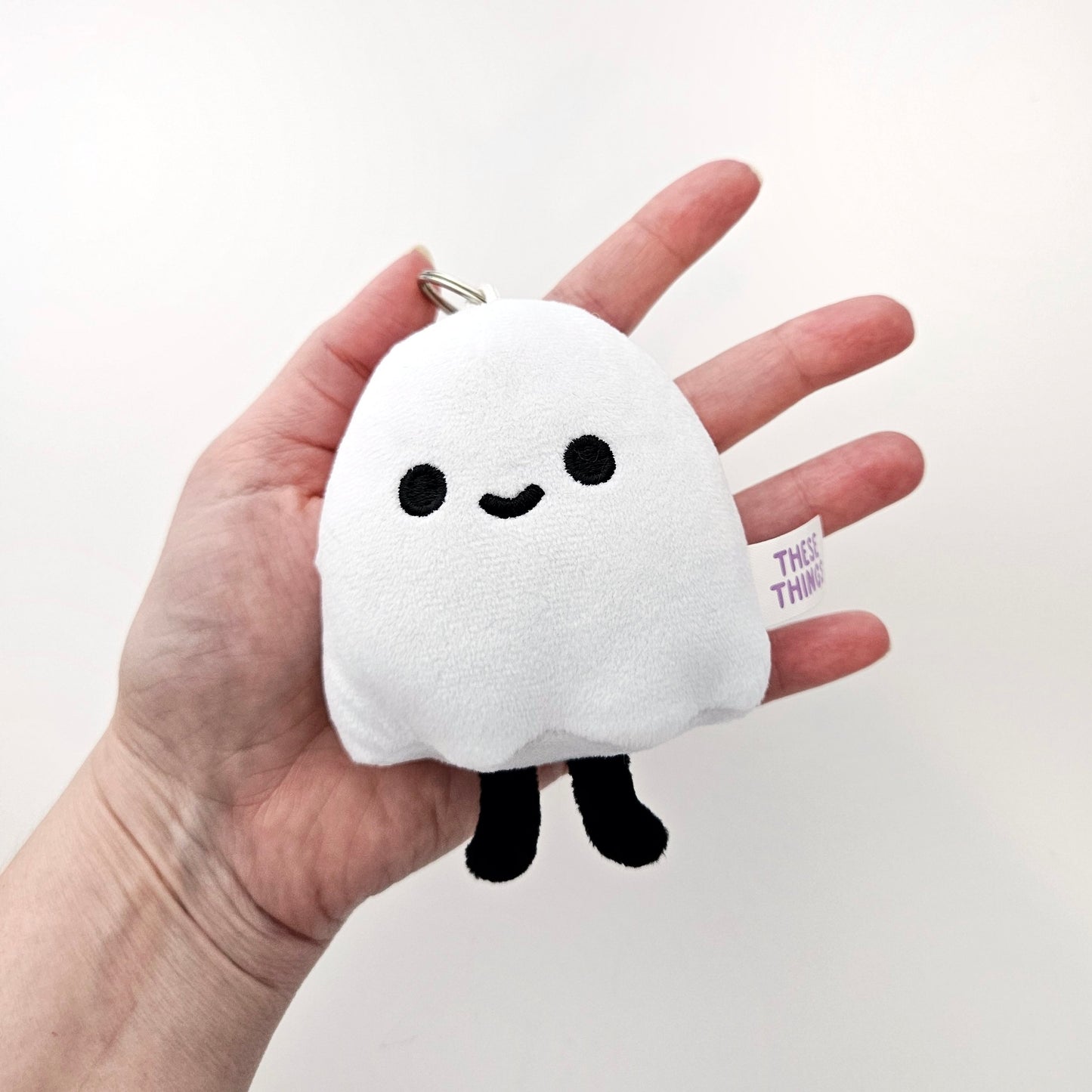 Ghostie plush keychain