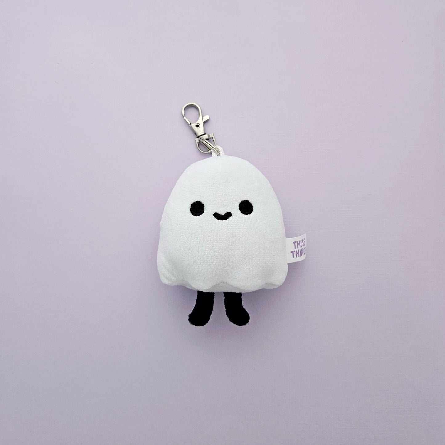 Ghostie plush keychain